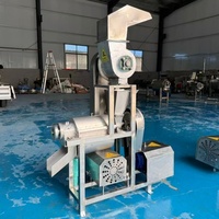 Commerciële 1-tons druivenpers, grote industriële roestvrijstalen perenpers
