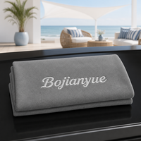 Kit de re-revêtement de billard gris froid avec 6 bandes prédécoupées et extrémités de poche en U