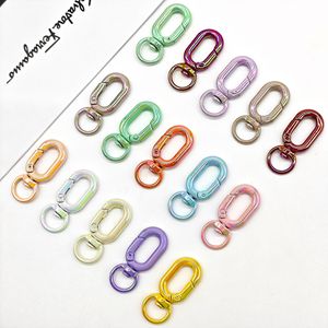 Benpeng Fermoir Mousqueton Rotatif Coloré en Alliage de Zinc pour Porte-clés et Bijoux, Accessoires DIY 8mm - Product Image 1