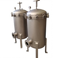 Boîtier de filtration multi-sacs en acier inoxydable 316 avec conception de conservation de la chaleur pour la filtration du chocolat et du sirop