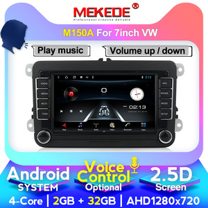 MEKEDE — lecteur DVD pour Volkswagen, avec écran IPS, GPS, wi-fi, Android, 4 cœurs, 2,5 d, WIFI, pour VW Skoda, Seat B6/B7, <span class=keywords><strong>Passat</strong></span>, golf, Polo, <span class=keywords><strong>Passat</strong></span> <span class=keywords><strong>CC</strong></span> - Product Image 2