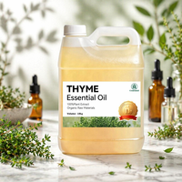 Huile de Thym 100% Pure Naturelle Biologique Antibactérienne Thérapeutique Hydratante Saveur Herbacée Distillée Naturelle Arbre à Thé Soin Corporel