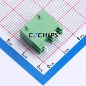 DB2EVHBG-3.5-2*2P-GN Plug-in Terminal Block Through hole,P=3.5mm Connector Board-to-Board / Socket Closed Snap Fixing 2x2P 3.5mm - Product Image 2