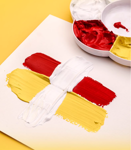 Marie's G1300 Set d'art étudiant Grande boîte blanche de 300ml Pigment publicitaire jaune citron concentré <span class=keywords><strong>Gouache</strong></span> pour papier d'art - Product Image 5