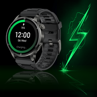 Montre intelligente GPS L7 AMOLED 1,52 pouces en alliage de zinc, étanche IP68, positionnement GPS L1, fréquence cardiaque, pression artérielle, 170 modes sportifs