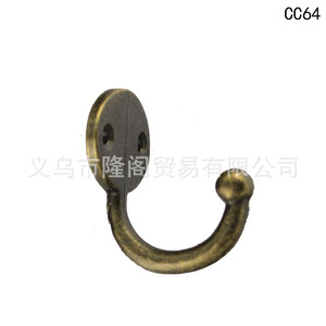 Zinc Alloy <b>Wall</b> <b>Hook</b> Round Single <b>Hook</b> For Clothing CC64 - Product Image 4