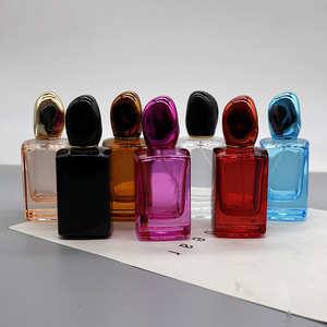 Số lượng lớn bán buôn 30ml rõ ràng chai nước hoa thủy tinh; 50ml Chai xịt với nắp cho mỹ phẩm refillablepty lọ - Product Image 2