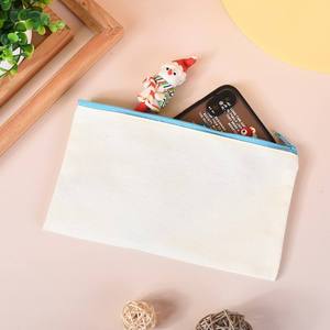 Fast Shipment Canvas Storage <b>Bag</b> Pen Case Simple Style Primary Secondary Students Pencil <b>Bag</b> for Training Promotion - Product Image 2