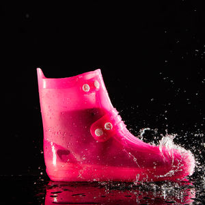 2019 מכירה לוהטת רחיץ לשימוש חוזר ללא החלקה זול קל משקל מתקפל גומי גשם נעלי כיסוי - Product Image 2