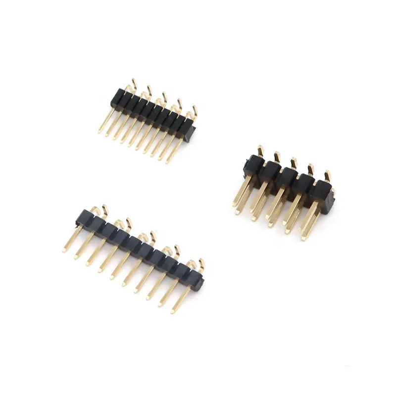 FPIC Custom 0.8mm 1mm 1.27mm 2mm 2.54mm Pitch Machined Straight pogo SMT Pin Header Connector Waterproof