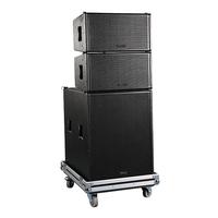 Combinaison de systèmes Line Array mobiles LAM1432 et LAM1432SA