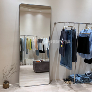Arc avec bras surdimensionné en alliage <span class=keywords><strong>d</strong></span>'aluminium, miroir de corps complet sur pied pour <span class=keywords><strong>magasin</strong></span> de vêtements, vente directe <span class=keywords><strong>d</strong></span>'<span class=keywords><strong>usine</strong></span> - Product Image 2