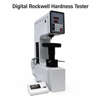 Máquina Digital de Prueba de Dureza Rockwell HRS150 con Pantallas Dobles para Escalas HRC, HRB, HRA, Prueba de Acero y Aleaciones