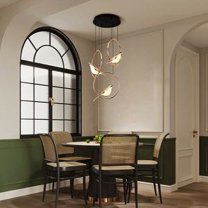 モダンでシンプルなデザインの鳥のシャンデリアリビングルームキッチン装飾照明ペンダントランプ - Product Image 3