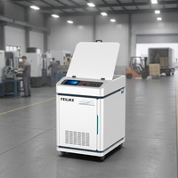 Machine de nettoyage laser à fibre MOPA Pulse JPT 500W 1000W refroidie par eau, nouvelle génération, pour pièces métalliques automobiles, bois, haute productivité, élimination de la peinture et de la rouille