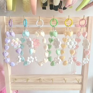 สายคล้องโทรศัพท์สีสันสดใสขนาดเล็ก พวงกุญแจรถยนต์  สายคล้องกระเป๋า  ของตกแต่ง  สายคล้องหูฟัง  จี้ห้อยกระเป๋า - Product Image 1