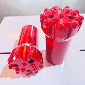 45MPVS89R23M T45 -89mm Round Button 3 Water Holes Threaded Button <b>Bits</b> Drifting and Tunnelling - Product Image 2