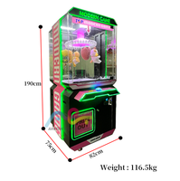 Machine d'arcade de vente de jouets à pièces personnalisées Machine de grue à griffes Machine de jeu de prix à pince Machine de jeu d'arcade à prix