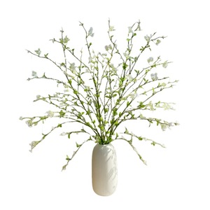 Fleurs artificielles en soie Muyu Chronicles, type saule enneigé, pour vase, non toxiques, décoration de salon - Product Image 5