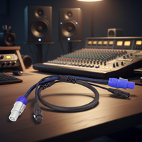 Câble multipaire professionnel Yinyu SNA60 XLR et PowerCON pour éclairages de scène et systèmes de sonorisation amplifiés