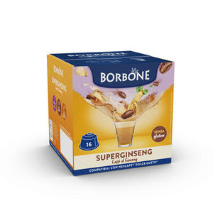 Super Ginseng 64 Capsule di Caffè Solubile al Latte e Ginseng 0,23/g per Macchine da Caffè Monodose - Product Image 1