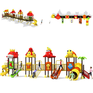 Toboggan en plastique <span class=keywords><strong>d</strong></span>'extérieur pour maternelle, équipement de jeu résidentiel, balançoire de <span class=keywords><strong>garderie</strong></span>, aire de jeux extérieure, structure de jeu jungle - Product Image 2