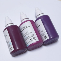 21 couleurs de pigments liquides cosmétiques pour les lèvres, gloss à lèvres, couleurs de rouge à lèvres, pâte colorante, colorant, liquides pour les lèvres verts et violets