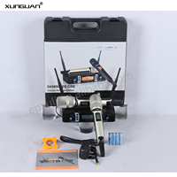 Microphone sans fil UHF SKM9000 CRE Compact True Diversity 2 canaux, portable en plastique/métal pour église, discours et conférences