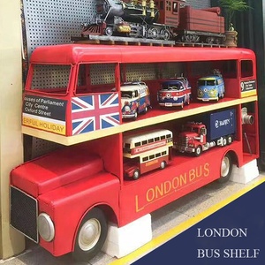 Cổ Kim Loại Nhà Hàng Tiếp Nhận Triển Lãm Đứng Người Anh Đôi-Decer London Xe Buýt Thanh Quầy Bảng Cho Bán Tiền Truy Cập - Product Image 4