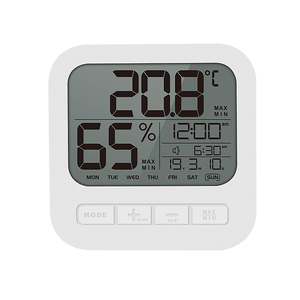 Plasti pequenos dígitos eletrônicos <span class=keywords><strong>lcd</strong></span> indoor mesa relógio temperatura <span class=keywords><strong>display</strong></span> para casa - Product Image 3