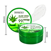 Gel d'aloe vera apaisant naturel pour le visage et le corps, soin après-soleil, logo privé OEM, gel d'aloe vera hydratant pour la peau