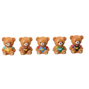 Oso de Peluche Sentado, Decoración en Miniatura, Adorno de Resina Plástica para Escritorio, Decoración de Dormitorio, Paquete de Varias Piezas - Product Image 5