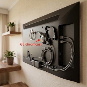 กล่องป้องกันการโจรกรรมแบบล็อคได้สำหรับ <span class=keywords><strong>Google</strong></span> <span class=keywords><strong>Chromecast</strong></span> 4 ชิ้น ป้องกันการงัดแงะและการรีเซ็ต เหมาะสำหรับโรงแรม บริการห้องพัก และอพาร์ตเมนต์ - Product Image 5