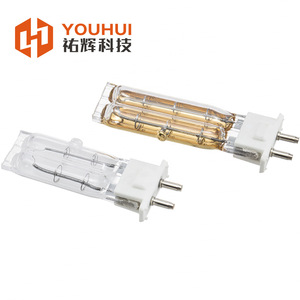 Youhui Gold Plated Dual Tube Infrared Lamp Type B TC04 Shortwave 450V 230V <b>Printing</b> Press Preheating Lamp - Product Image 3