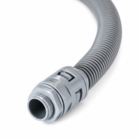 Raccord flexible de type PA en nylon PG11 pour conduit AD15.8, filetage 1/2 po x 1/2 po, protection des câbles électriques