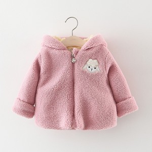 Cappotto in pelliccia sintetica invernale per bambini giacche in pile per bambini capispalla principessa capispalla per ragazze abbigliamento caldo cappotti ispessiti con cerniera con cappuccio per ragazza - Product Image 2