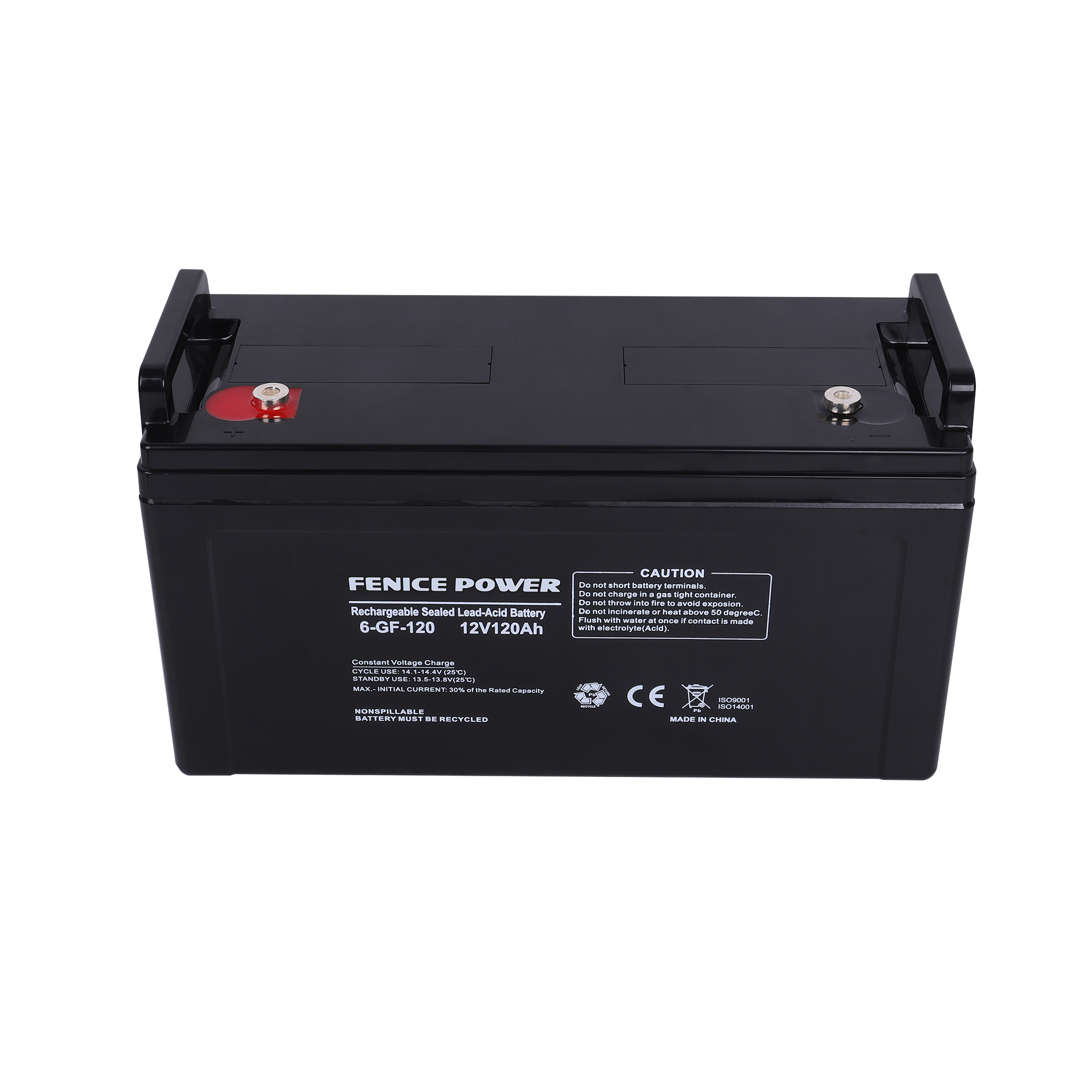 Top Sale <strong>12V</strong> 120AH VRLA <strong>AGM</strong> <strong>Battery</strong> for <strong>Solar</strong>/UPS/Inverter IP67 Maintenance-Free