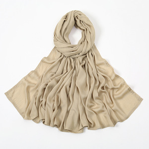 Zifeng OEM Turbante Nigeriana Para Casamento Tradicional Venta al por mayor Plain Bubble Chiffon Hijab - Product Image 2