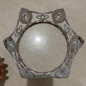 Couronnes de reine rondes complètes personnalisées en argent, couronnes de princesse en cristal doré, diadèmes de miss pour anniversaire - Product Image 1