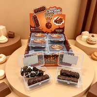 Jouet Squishy en Chocolat Croustillant 2026, Jouet Anti-Stress en Argile et Cire en Forme de Barre de Chocolat, Jouet à Presser de Simulation de Barre pour la Vente en Gros