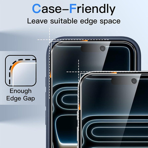 Protection d'écran en verre trempé anti-espion HD clair 9H 2.5D pour téléphone portable 12-17 Pro Max - Product Image 5