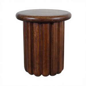 Modern Eco-Friendly Side Table with Mango Wood for <b>Bedroom</b> Living Room & Dining - Product Image 3