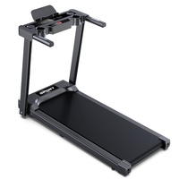 Caminadora Eléctrica Plegable Silenciosa para Uso Doméstico con Pantalla LED, Programas de Ejercicio, Sin Monitor de Frecuencia Cardíaca, Capacidad de 100 kg