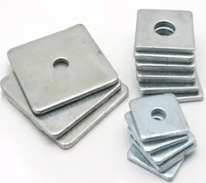 غسالة مربعة DIN436 مصنوعة من الفولاذ الكربوني/الفولاذ المقاوم للصدأ/غسالة مسطحة مربعة
