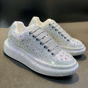 Dernière Version – Baskets Plateformes de Luxe Originales avec Strass – Élégance Décontractée pour Soirées – Chaussures Tendance Grande Taille pour Femmes - Product Image 2
