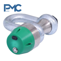 Sensor Penimbangan Tipe Shaft Pin dengan Penerima Nirkabel Genggam Sensor Penimbangan Shackle Shaft Pin Load Cell 2T untuk Tower Crane