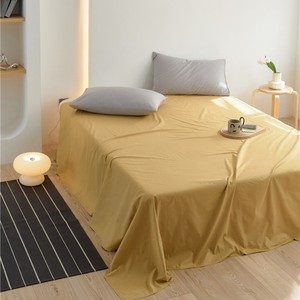 ผ้าฝ้ายแท้100% เรียบง่ายสีเส้นใยยาว40S, ผ้าปูที่นอนเส้นเรียบและเข้ารูป - Product Image 1