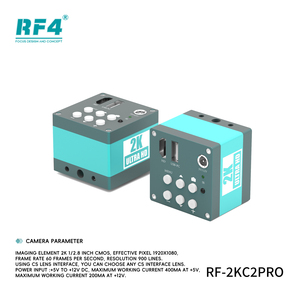 RF-2KC2PRO máy ảnh Kính hiển vi RF4, Pixel hiệu quả 1920x1080, tốc độ khung hình 60 khung hình mỗi giây, sử dụng giao diện ống kính CS - Product Image 4
