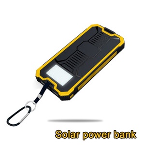<span class=keywords><strong>Chargeur</strong></span> <span class=keywords><strong>solaire</strong></span> sans fil avec 2 lampes LED, 10000mAh, batterie externe Portable, Power Bank - Product Image 4