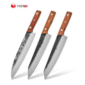 Juego <span class=keywords><strong>de</strong></span> <span class=keywords><strong>cuchillos</strong></span> Kiritsuke <span class=keywords><strong>para</strong></span> rebanar carnicero con mango <span class=keywords><strong>de</strong></span> madera <span class=keywords><strong>de</strong></span> alta calidad, <span class=keywords><strong>cuchillos</strong></span> <span class=keywords><strong>de</strong></span> cocina Tang completos forjados a mano profesionales - Product Image 4